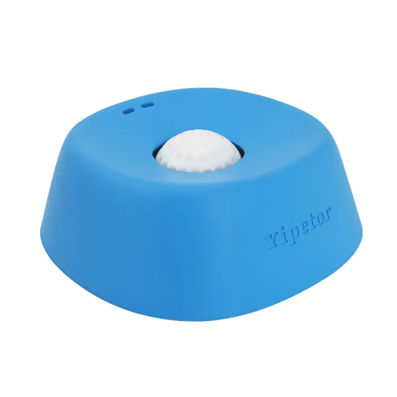 Yipetor Slow Feeder Dog Bowl - Built-In Rolling Ball, Splash-Free, No Spill for Liquid Treats, Bone Broth, Yogurt - Travel-Ready Parts for All Breeds Feeding (Dietary Supplement/Post-Op Nutrition)