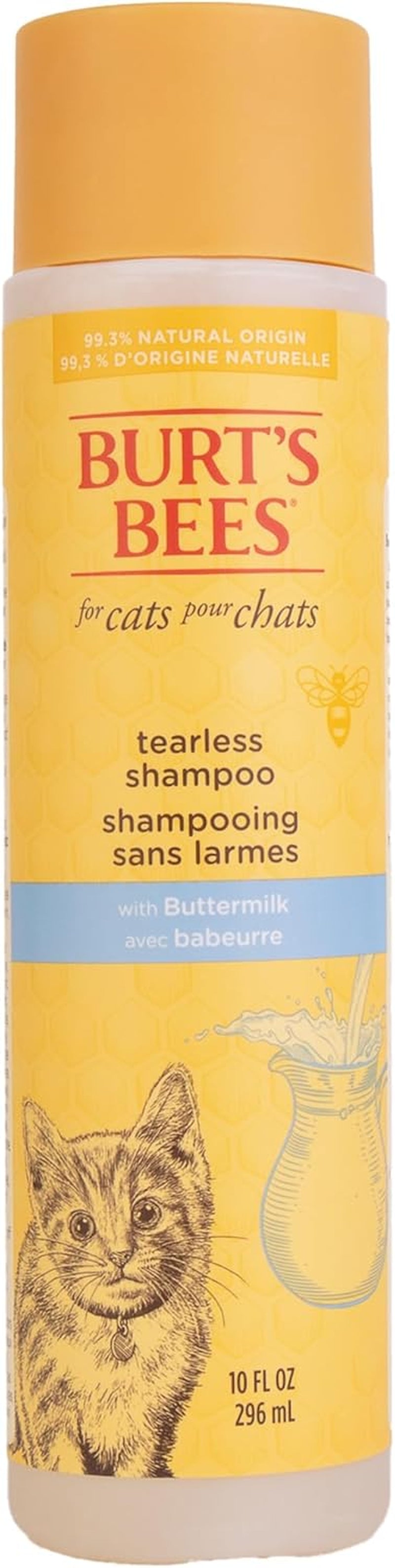Tearless Kitten Shampoo, Cat Wash, 10 Fl Oz