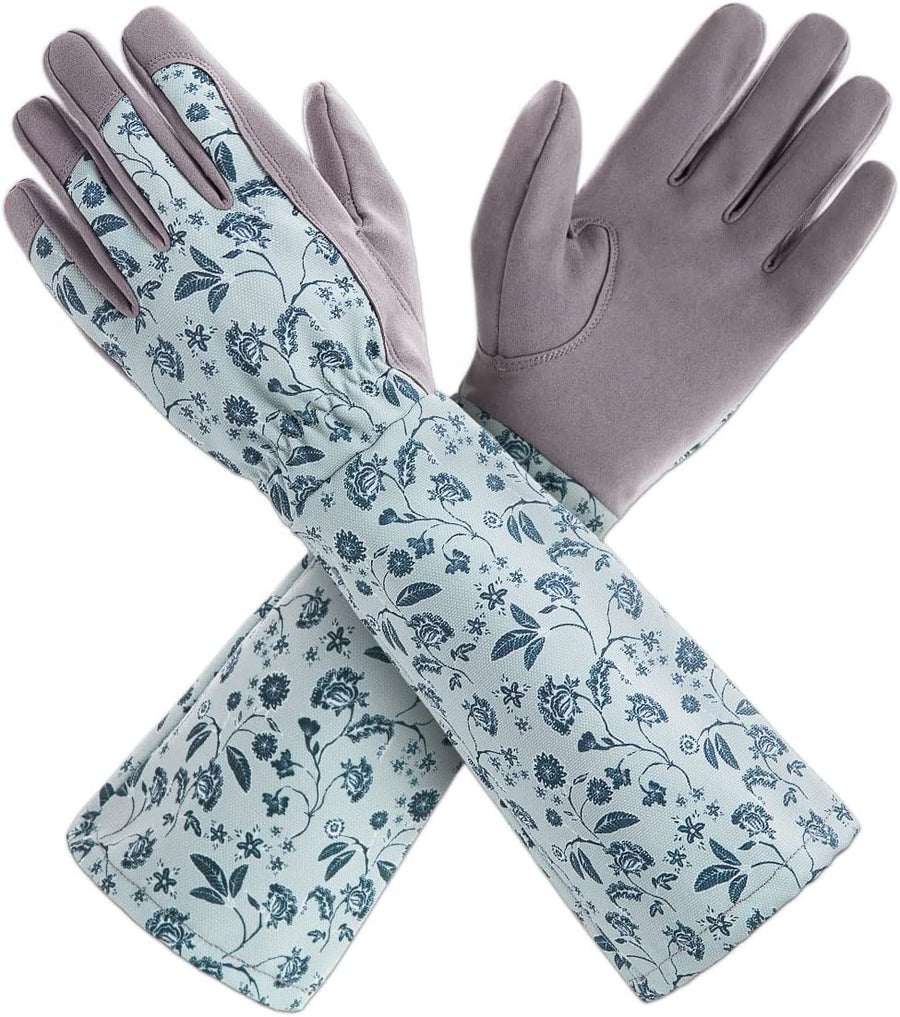 Long Sleeve Gardening Gloves for Women, Yard & Outdoor Work