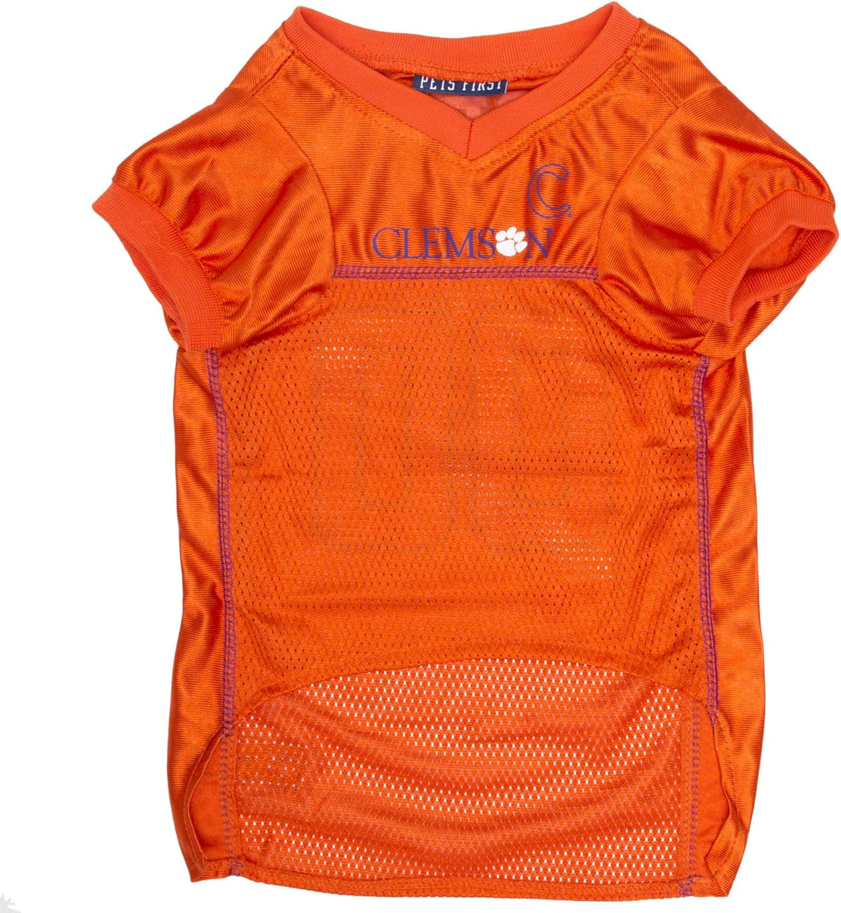 Clemson Tigers Dog & Cat Mesh Jersey Small