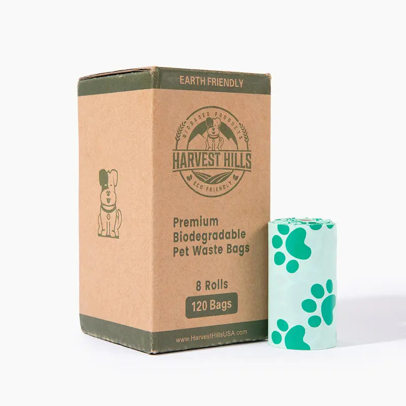Premium Biodegradable Pet Poop Bags | 120 Count