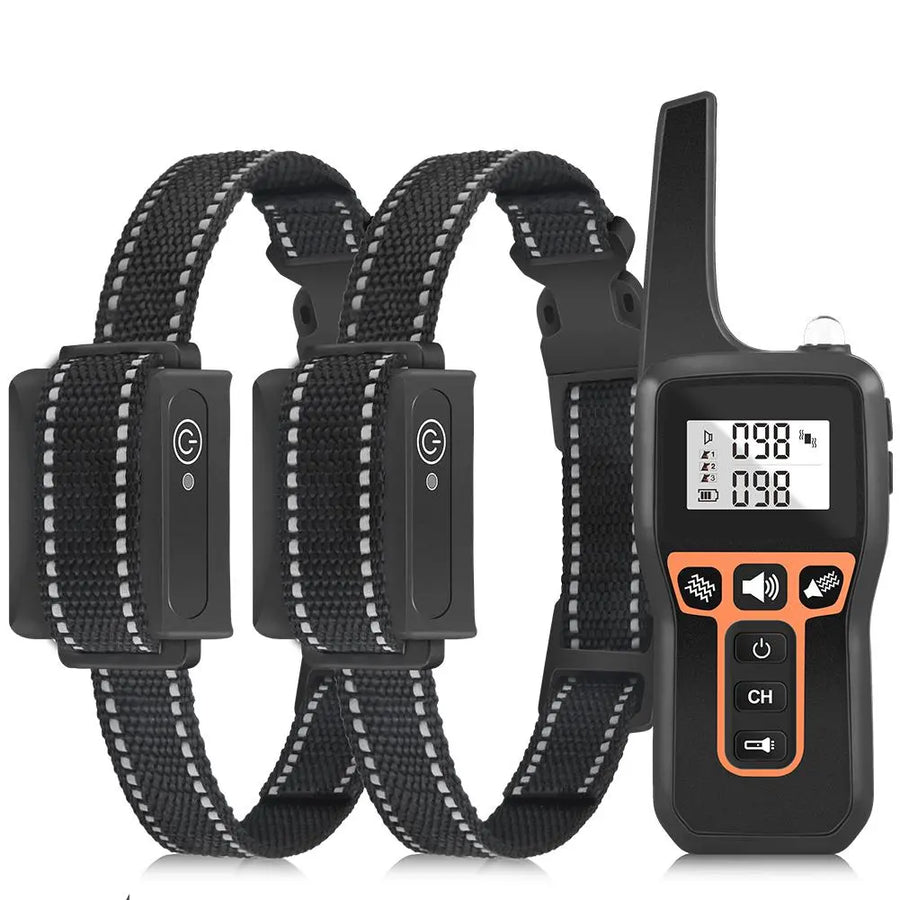 New Intelligent Remote Control Dog Trainer, Remote Control Vibration No Shock Collar, Waterproof Barking Stop Equipment for Training Dogs, Halloween Gift