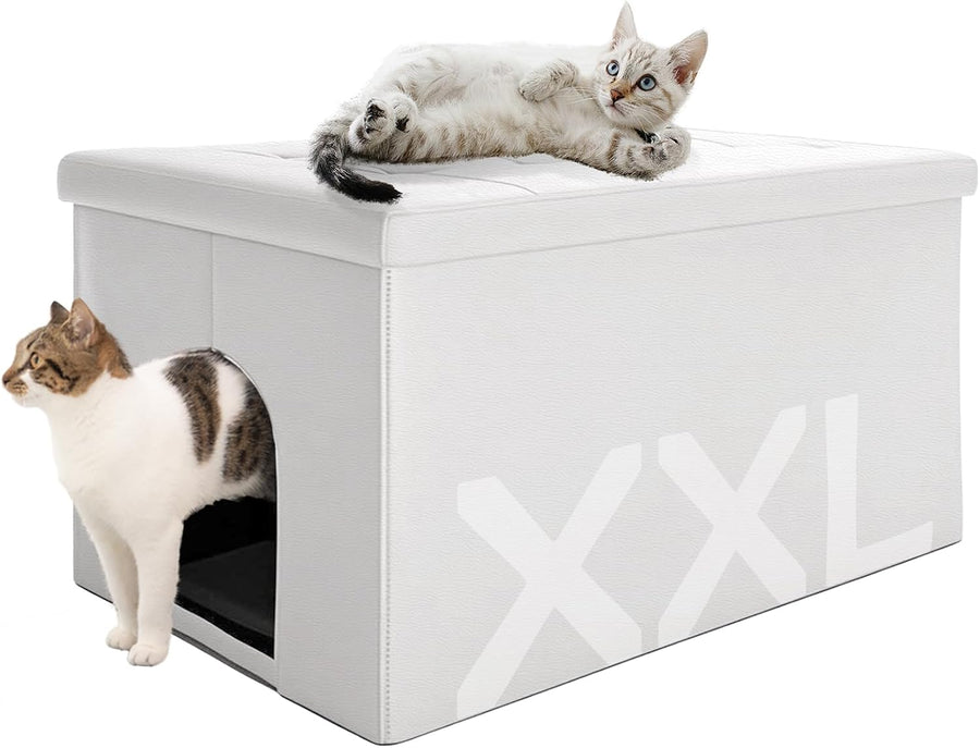 Cat Litter Box Enclosure Furniture Odor Control, Extra Large