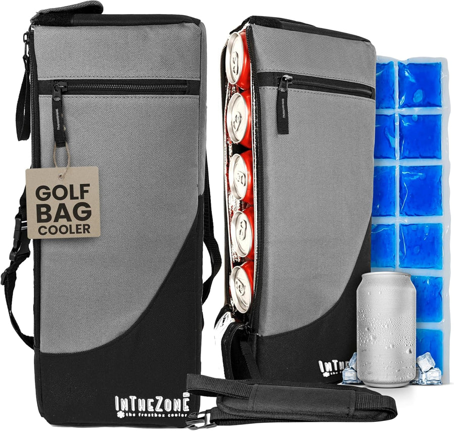 Insulated Slim Golf Bag Cooler with Ice Pack